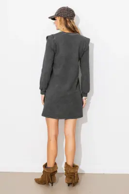 Robe sweat-shirt Femme — photo 4