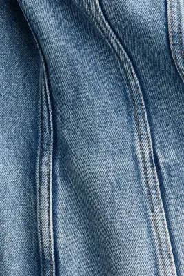 Veste sablier en denim - Bleu denim clair — photo 5