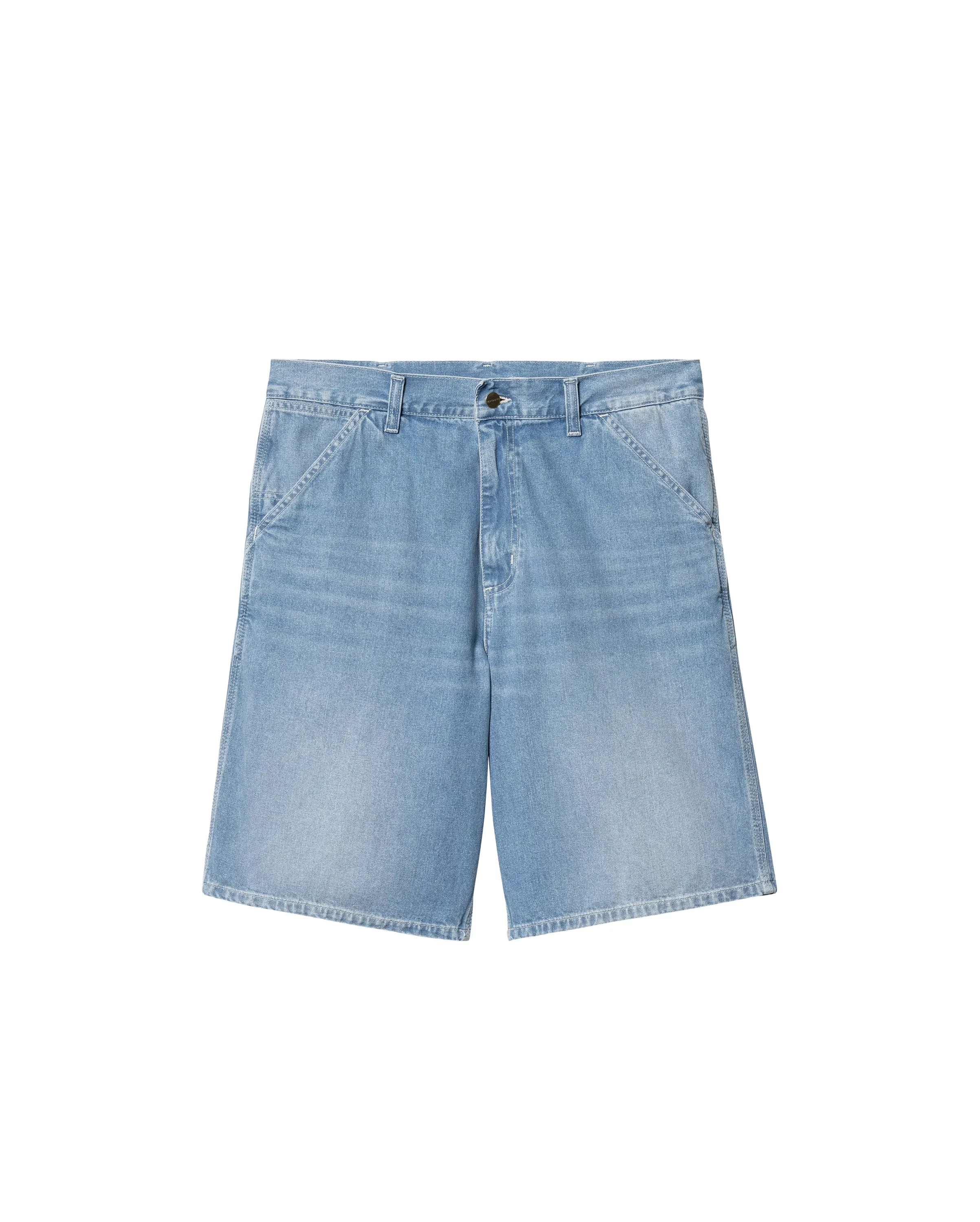 Simple Short Blue Light True Washed