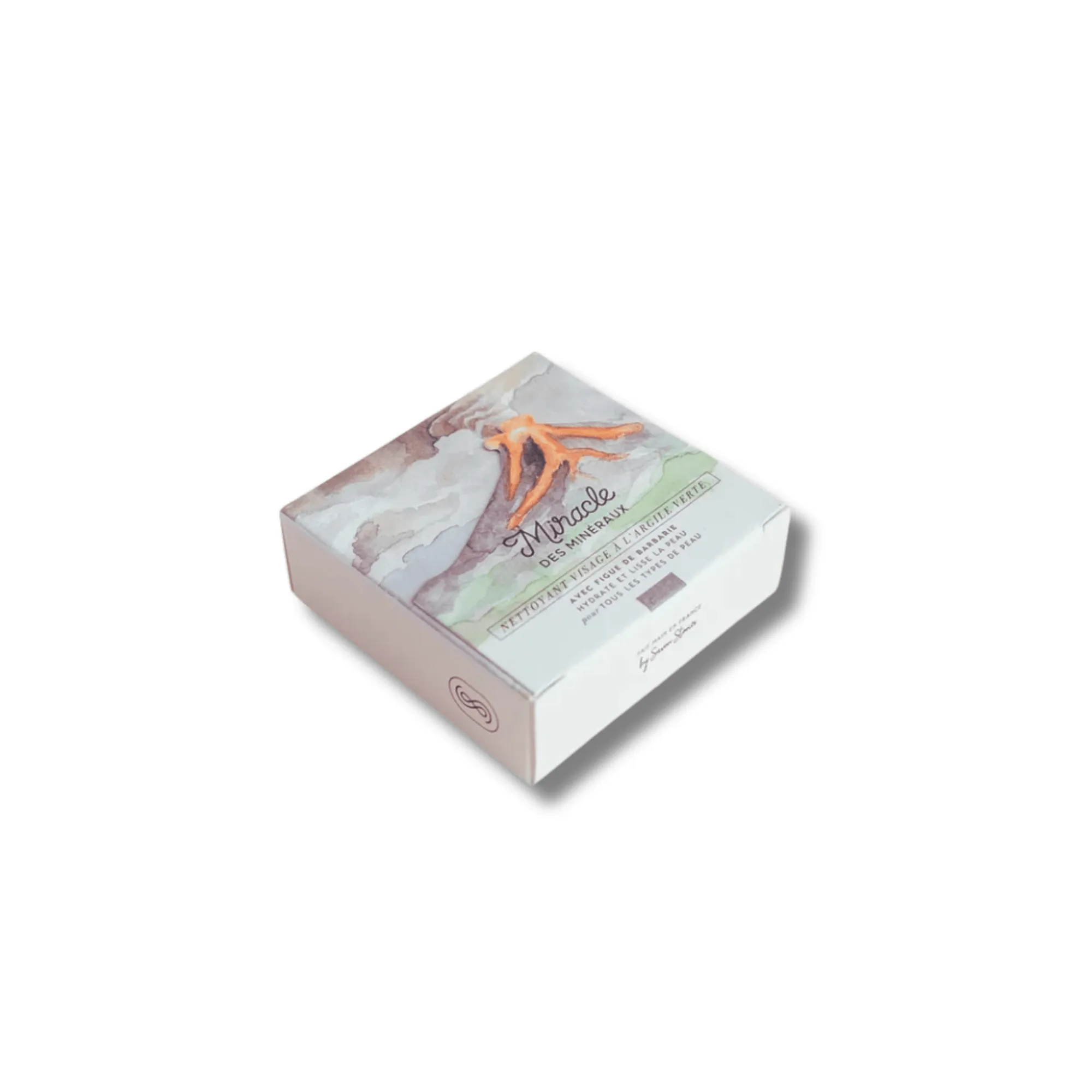 Nettoyant Visage Solide à l’Argile Verte – Tous types de peaux
