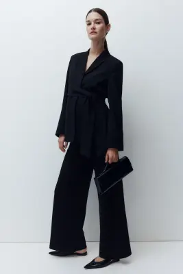 MAMA Pantalon droit - Noir — photo 1