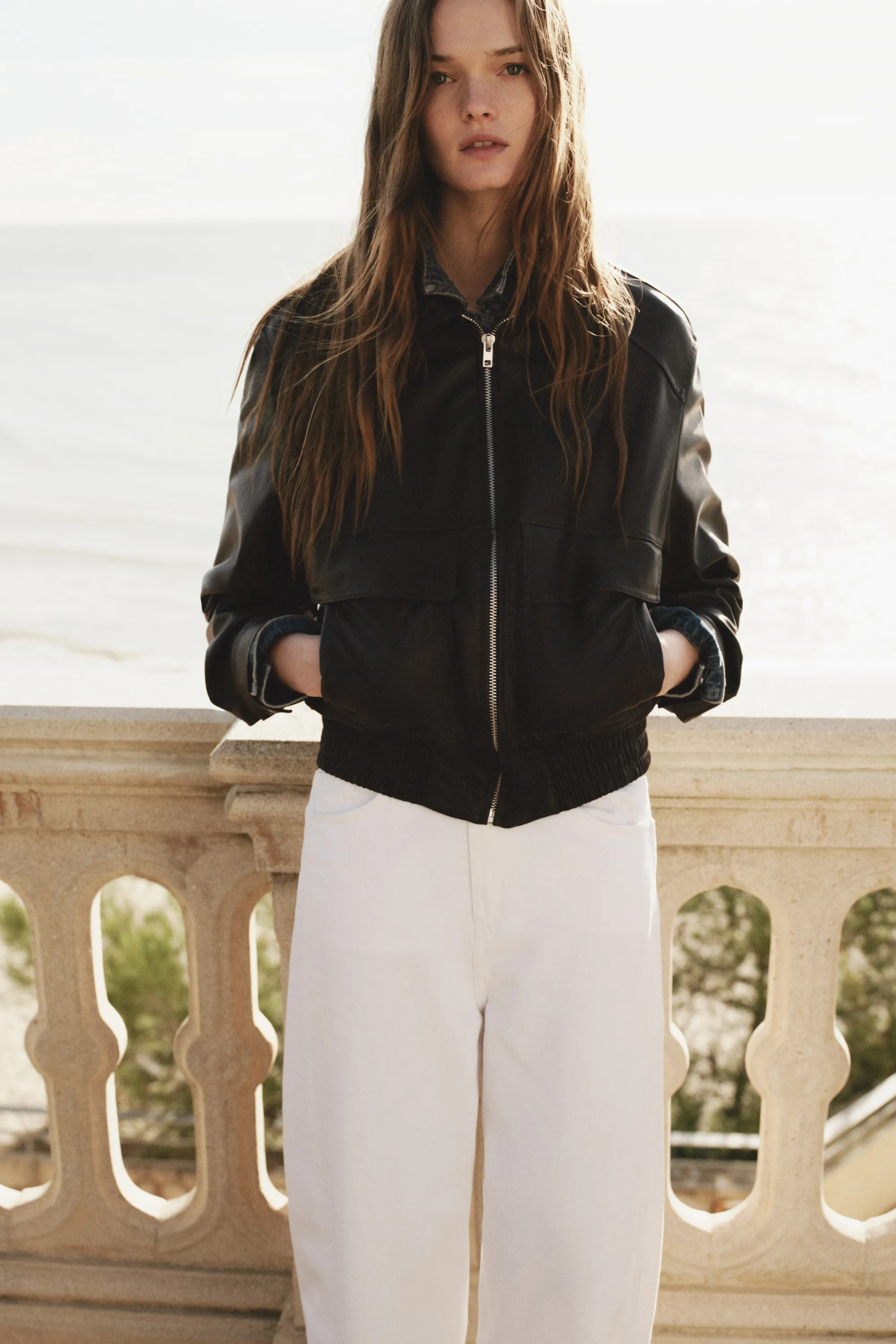 Veste en tissu enduit - Marron foncé
