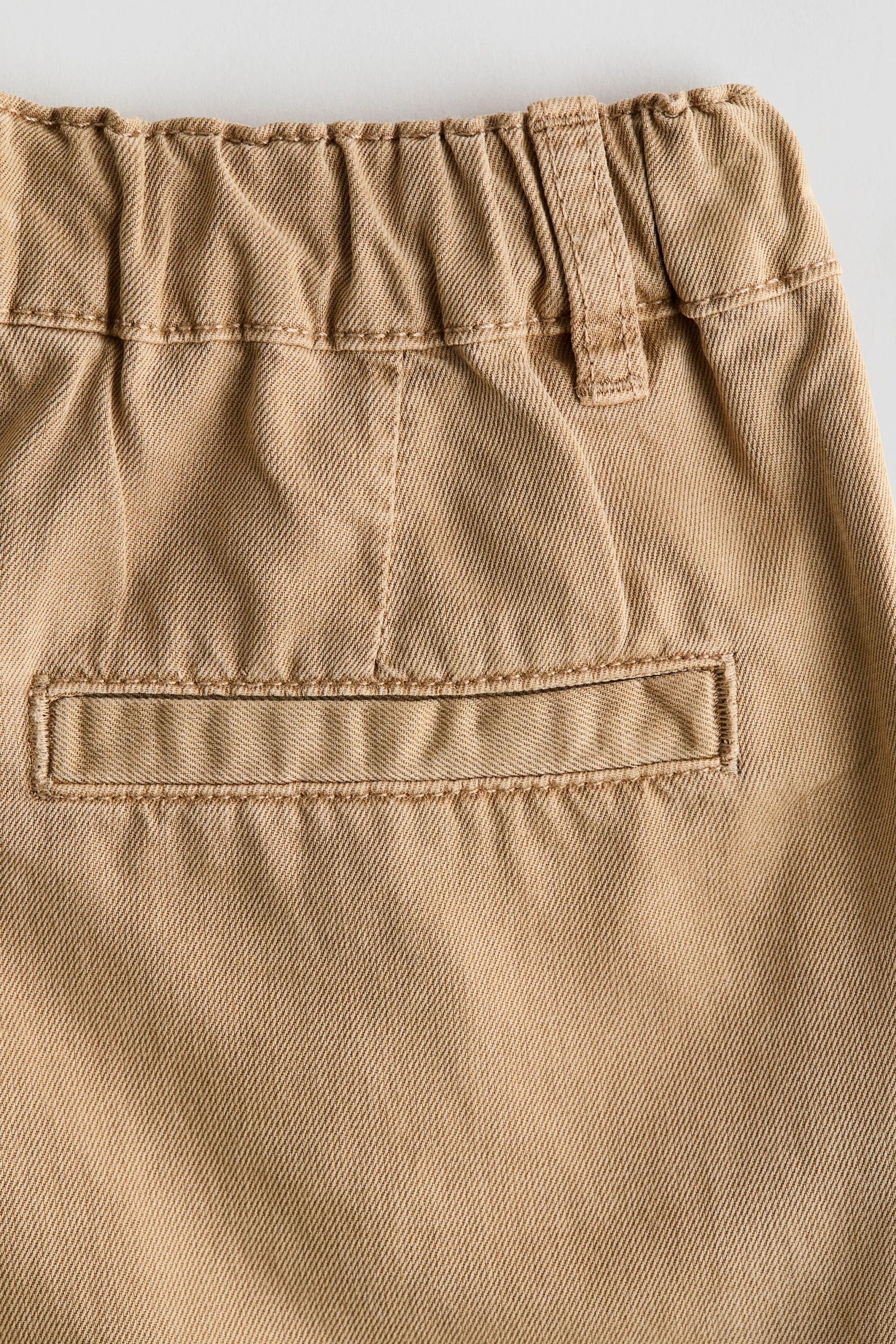 Chino en lyocell mélangé - Beige