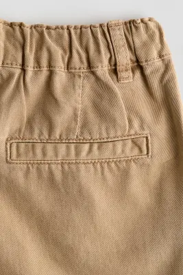 Chino en lyocell mélangé - Beige — photo 1