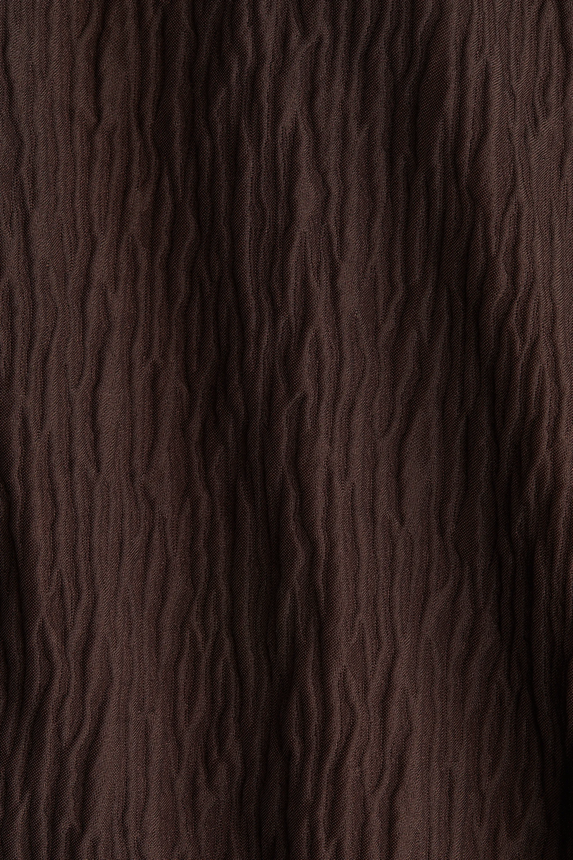 Robe à encolure bateau - Marron foncé