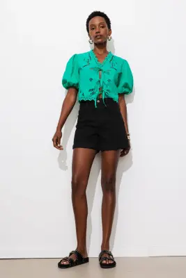 Short en toile Femme — photo 3
