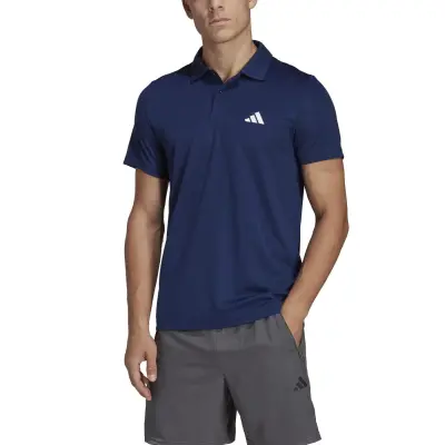 ADIDAS POLO GRANDE LONGUEUR Marine — photo 4
