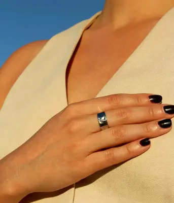 Caprice Paris – Créateur Bague Satis Argent — photo 4
