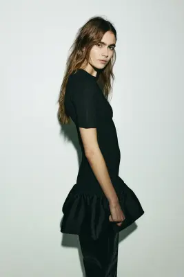 Robe en maille - Noir — photo 2