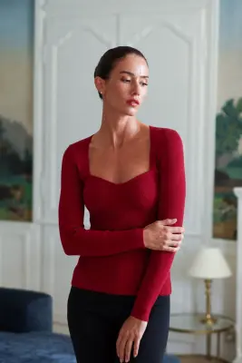 Dylan Knit Top - Beige — photo 2