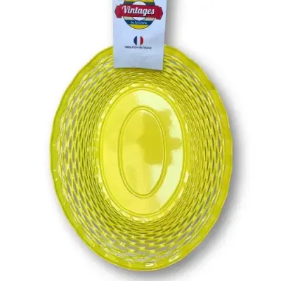 Corbeille à pain ovale en inox coloré — photo 5