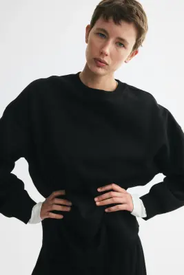 Sweat oversize - Noir — photo 3