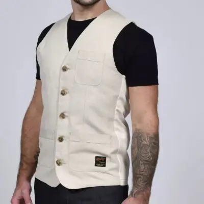 Gilet Louis en lin — photo 3