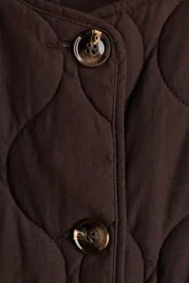 Veste matelassée - Marron foncé — photo 5