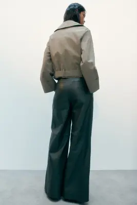 Veste façon trench - Vert kaki — photo 4
