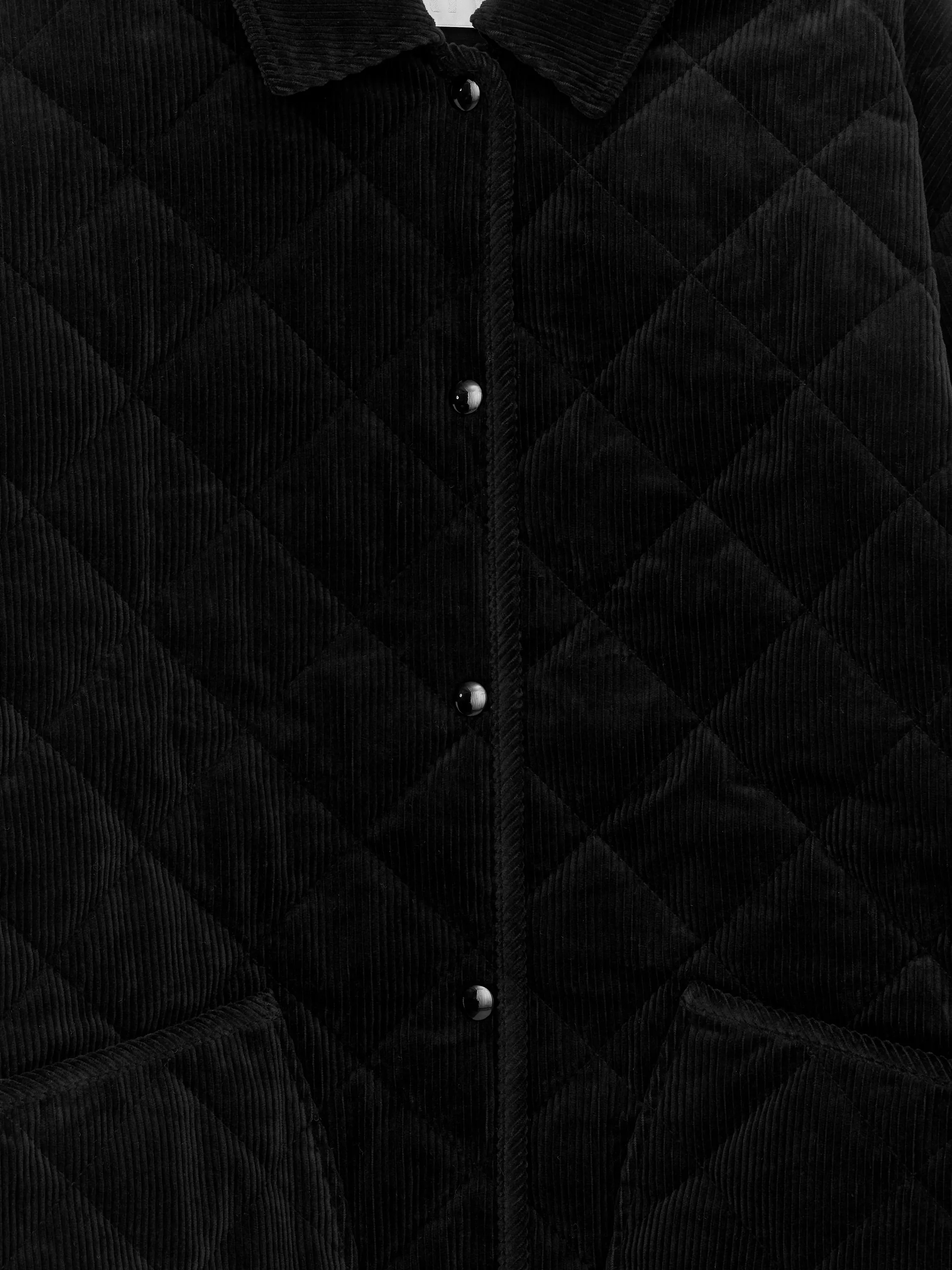 Veste en velours côtelé - Noir