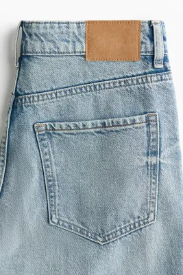 Wide Regular Waist Jeans - Bleu denim clair — photo 5