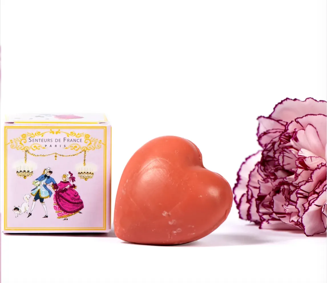 Savonnette coeur parfumée fruits rouges - Bal masqué – Senteurs de France