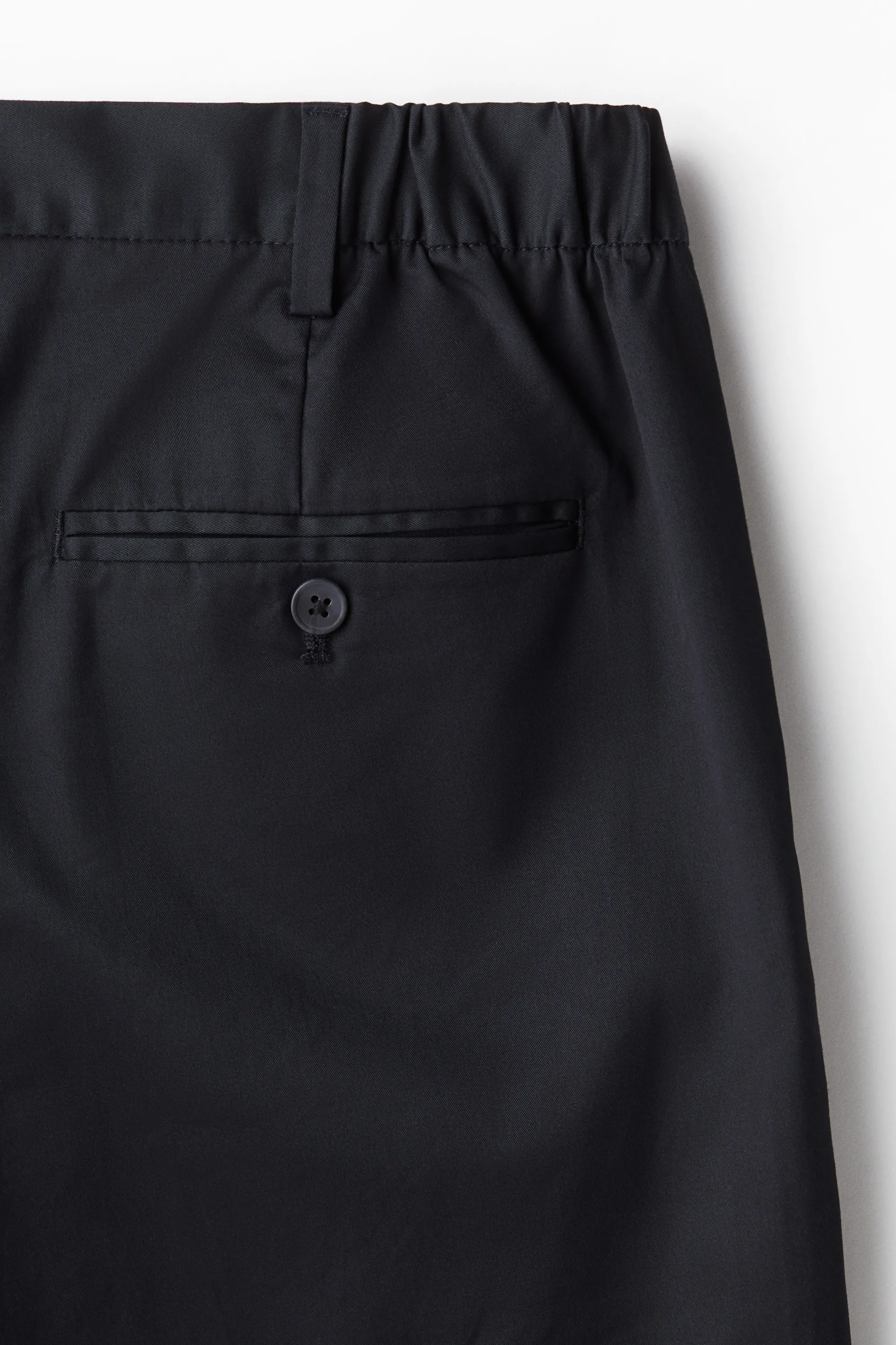Pantalon cropped Slim Fit - Noir