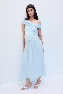 MAMA Robe d'allaitement Before & After - Bleu clair — photo 1