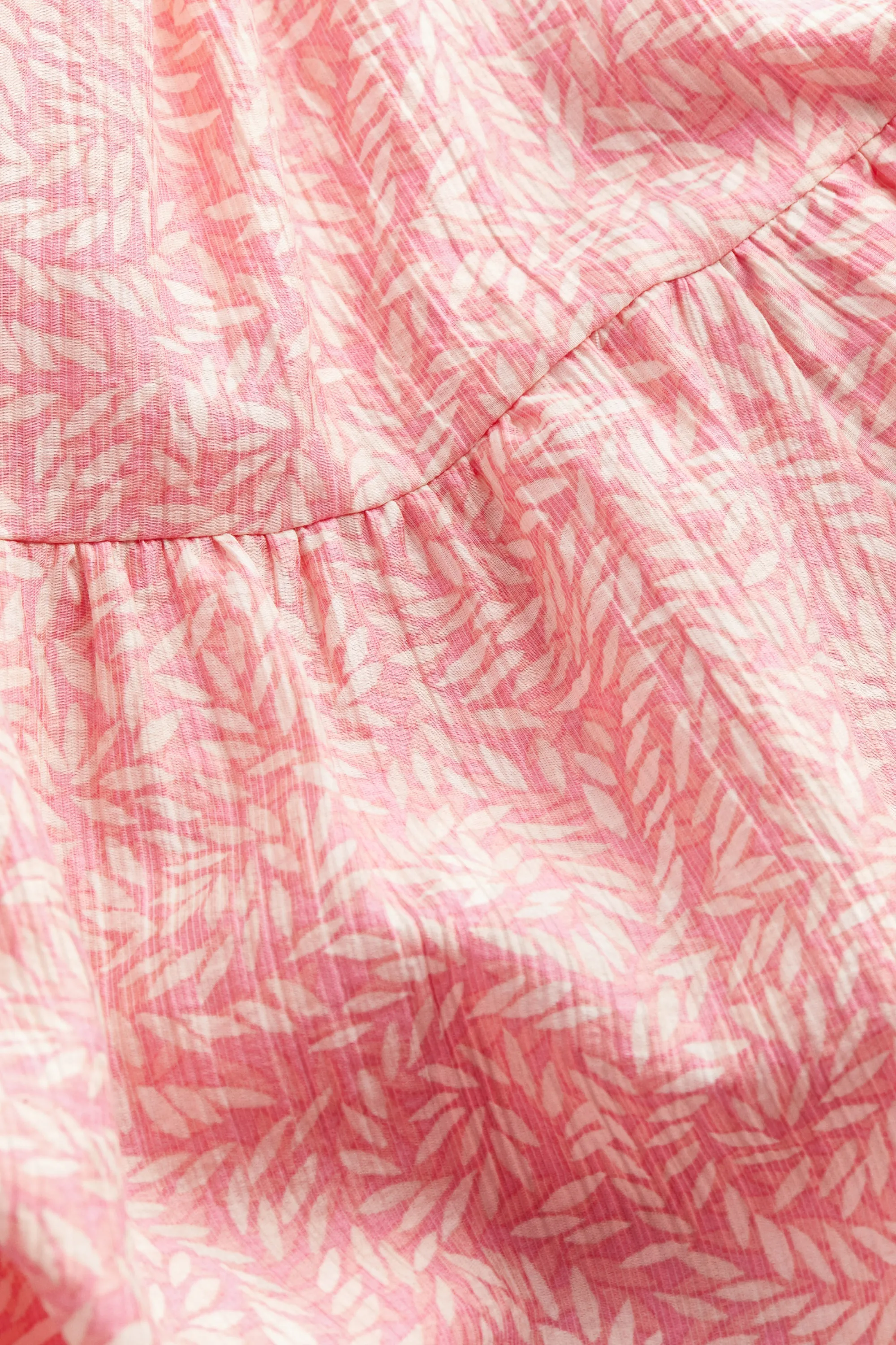 Robe épaules nues - Rose/motif