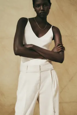 Pantalon chic - Beige clair — photo 1