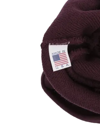 Beanie Short Burgendy — photo 3