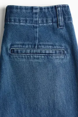 Wide High Jeans - Bleu denim — photo 5