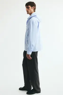 Regular Fit Suit trousers - Noir/rayures tennis — photo 4