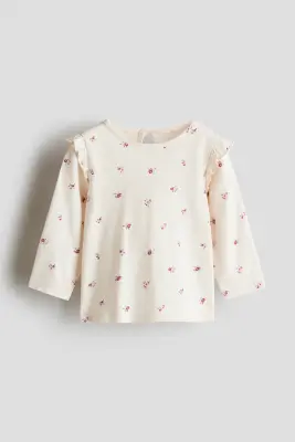 Ensemble 2 pièces robe salopette et top - Rose clair/fleuri — photo 2