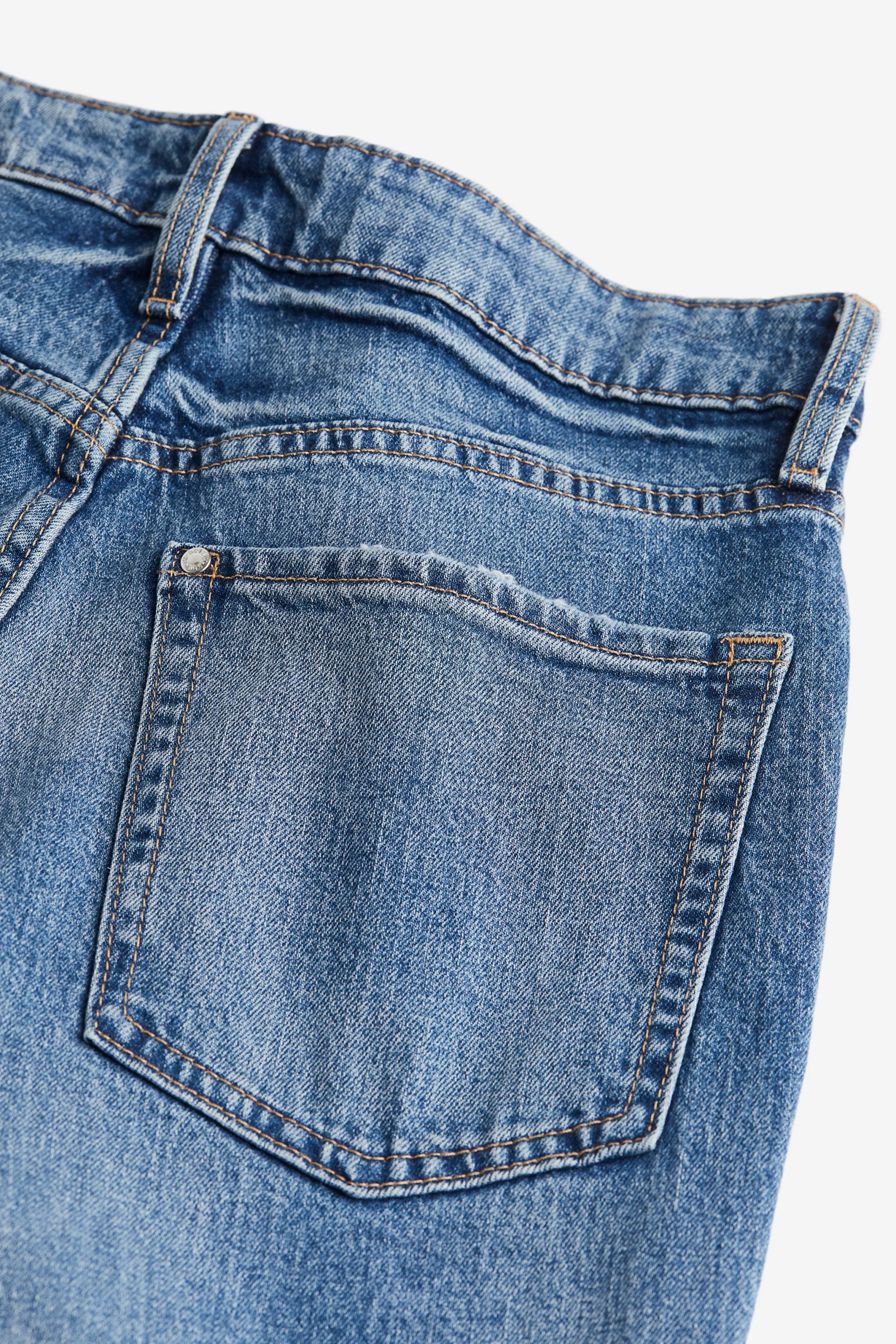 Petite Fit Slim High Jeans - Bleu denim clair