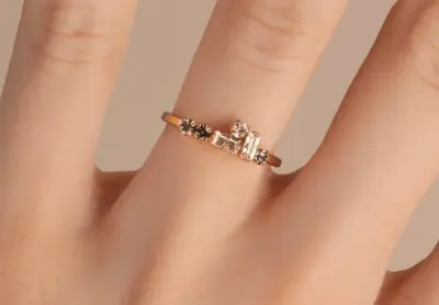 Bague Ulysse Champagne — photo 2