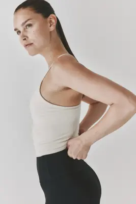 Top de sport Seamless DryMove™ - Ivoire — photo 3