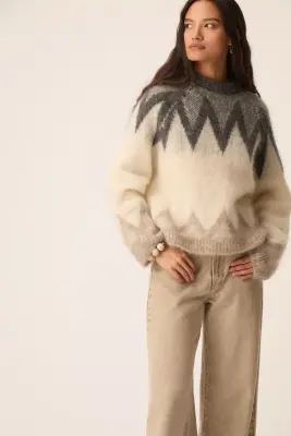 Pull Althea Jacquard Galet — photo 4