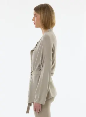 Veste en coton organique et élasthanne — photo 2