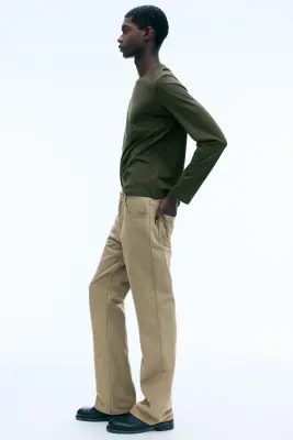 Pantalon Mercury bootcut 5 poches - Beige — photo 2