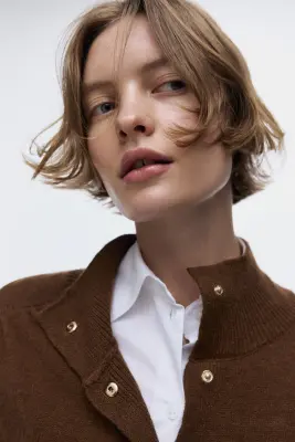 Gilet oversize - Marron — photo 1