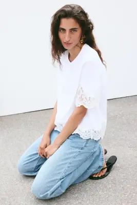 Straight Regular Waist Jeans - Bleu denim — photo 3