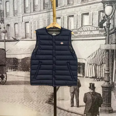 Doudoune sans manche doublée Navy — photo 1