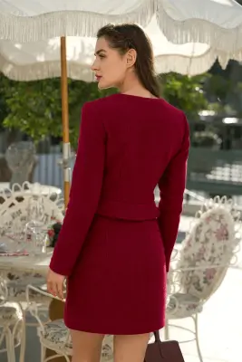 Milana Cotton Tweed Two Piece — photo 4