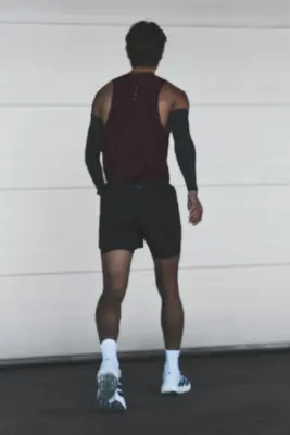Débardeur de running CoolMove™ - Prune chocolat — photo 4