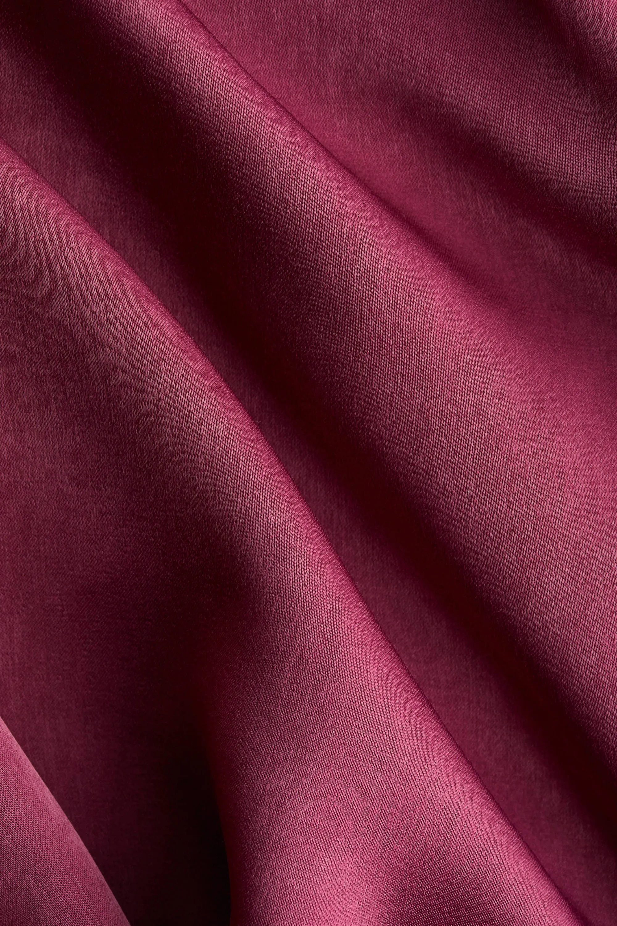 Robe dos nu en satin - Bordeaux