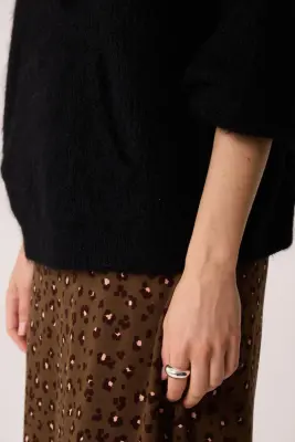 Pull Bulotte Noir — photo 2