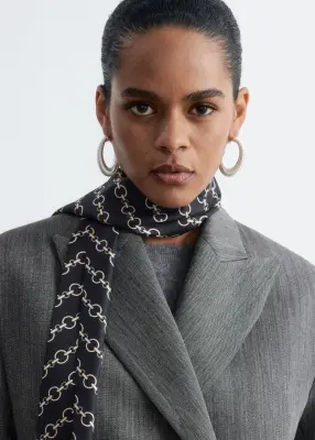 Blazer ajusté en laine - Gris — photo 2
