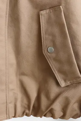 Veste workwear en twill - Beige — photo 5