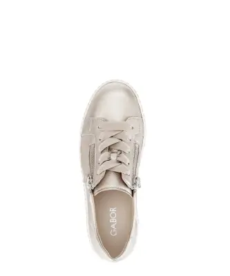 Baskets Gabor 83.334.62 Dorées - Cuir Grande Pointure Femme — photo 3