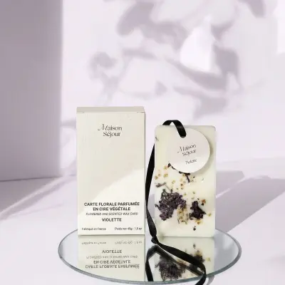 Carte florale parfumée à la violette — photo 3
