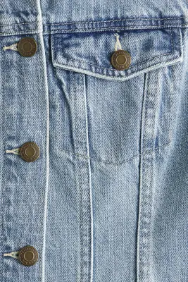 Gilet sans manches en denim - Bleu denim clair — photo 5