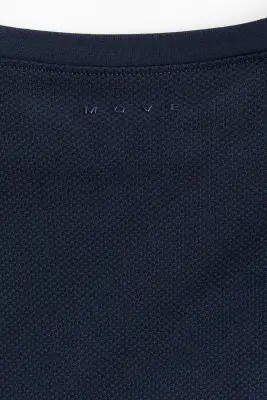Sous-pull de sport Slim Fit DryMove™ - Bleu marine — photo 5
