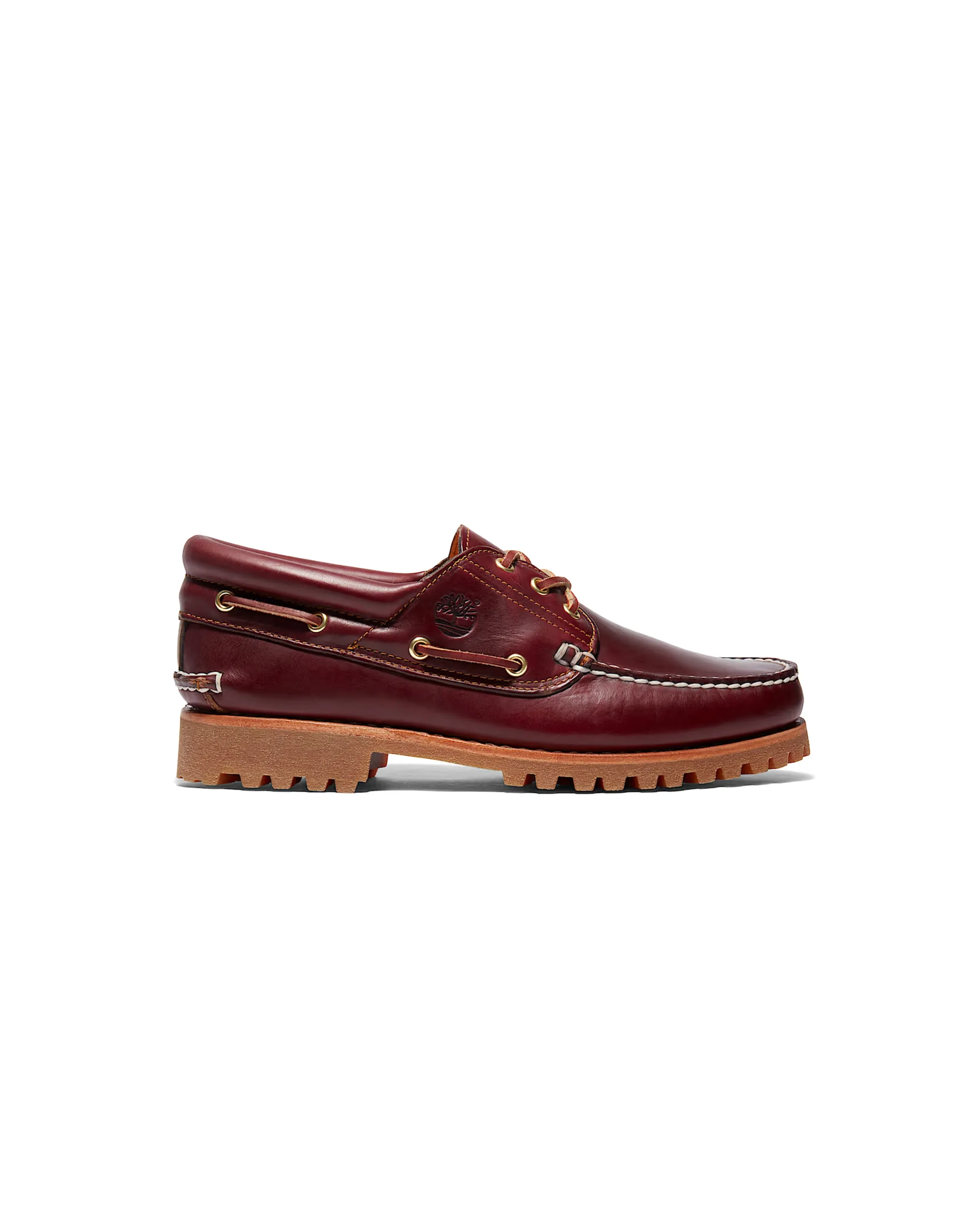 Authentic Boat Shoe Burgundy Homme
